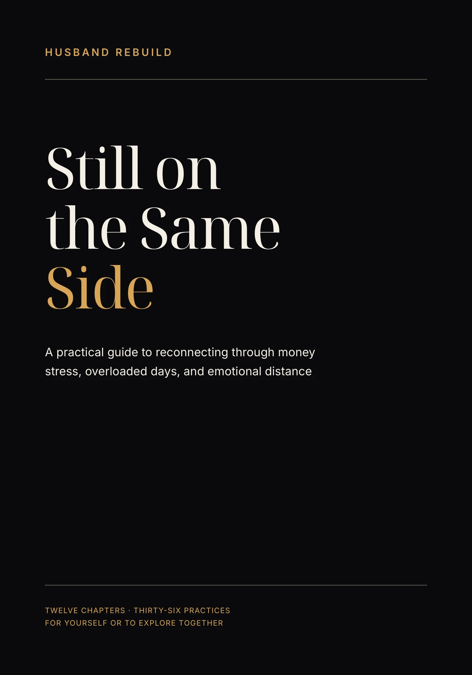 Cover of Husband Rebuild: Still on the Same Side